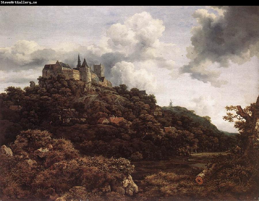 RUISDAEL, Jacob Isaackszon van Bentheim Castle